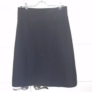 French Connection boiled wool skirt with lining